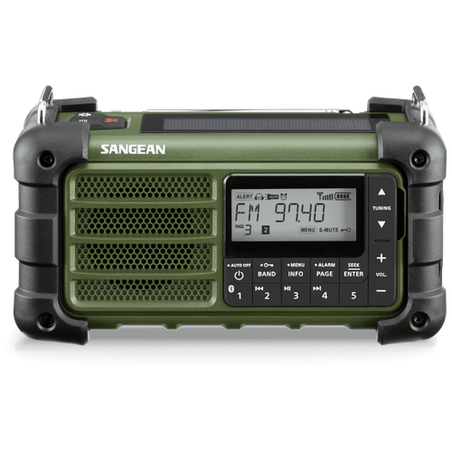 Sangean mmr-99 мультифункциональная bluetooth колонка fm am радио фонарь динамо машина камуфляж