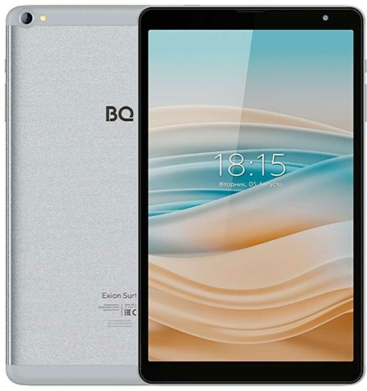 Планшет BQ 8088L Exion Surf Silver (SP9863a/4096Mb/64Gb/3G/4G/Wi-Fi/Cam/8/1280x800/Android)