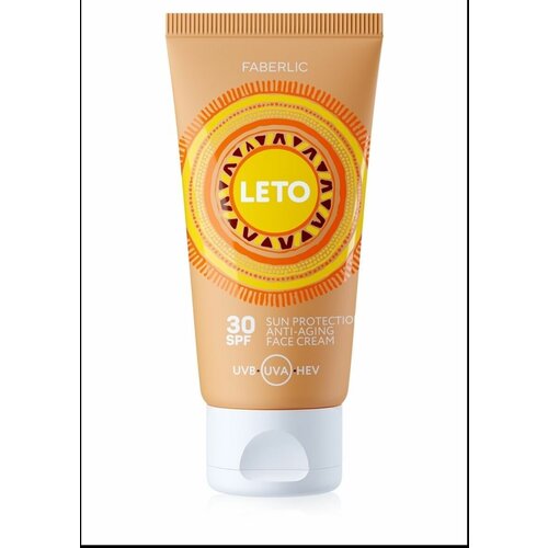 Крем для лица солнцезащитный антивозрастной SPF 30 Leto