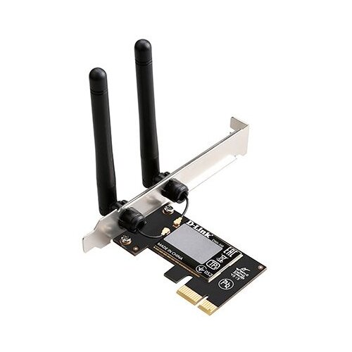 Wi-Fi адаптер D-Link DWA-548, черный wi fi pci e адаптер intel 7260ac pro 2 4 5 ггц 1200 мбит сек bluetooth 4 0 2 внешние антенны сетевая карта для пк для компьютера