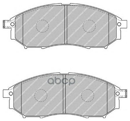 Колодки Тормозные Дисковые Ferodo арт. FDB1881
