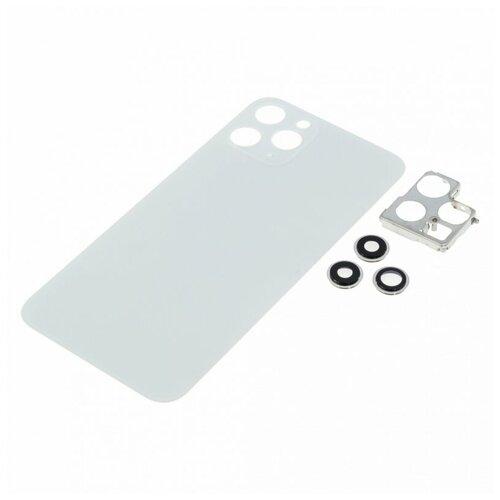 Задняя крышка для Apple iPhone 11 Pro (в сборе со стеклом камеры) белый, AAA задняя крышка для apple iphone 8 в сборе со стеклом камеры серебро aa