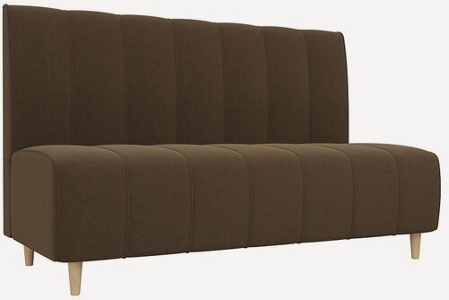 Изображение товара Кухонный диван Ральф Коричневый Микровелюр, 152х62х100 см