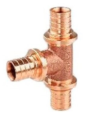 Platinum RX 13777271001 Тройник равнопроходный (25 мм, бронза) REHAU - фото №4