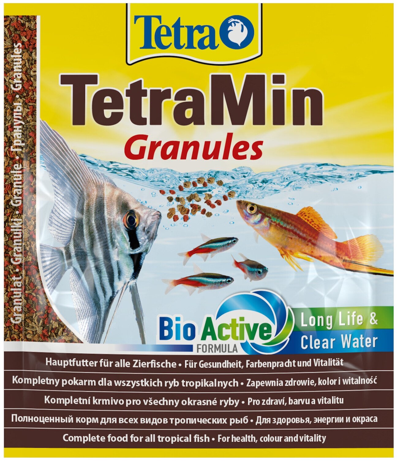 TetraMin Granules 15 г - универсальный корм для рыб