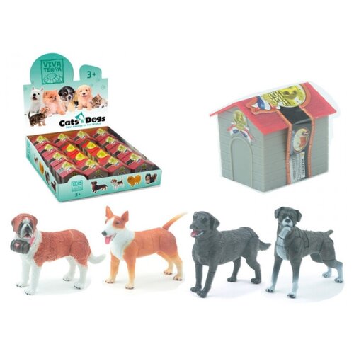 Собака - пазл Породистый Пес 3, в будке 8*7*5 см.по 16 . в дисплее,