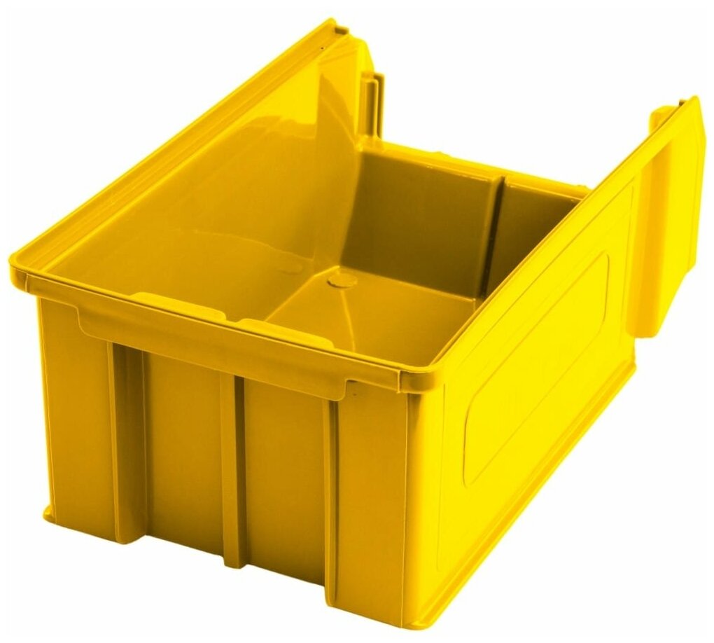 Ящик пластиковый 9,4 л. С3 желтый - 2 шт.