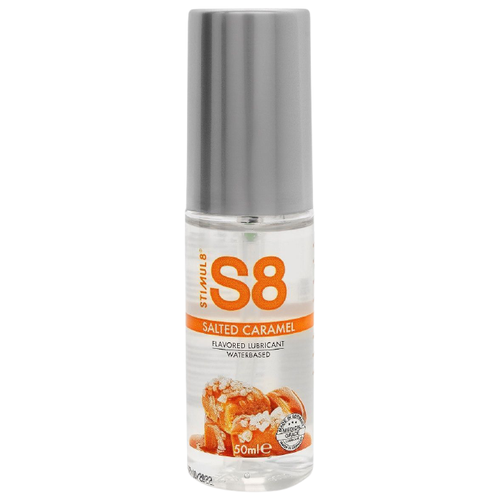 Купить Смазка на водной основе S8 Flavored Lube со вкусом соленой карамели - 125 мл., stimul8, Интимные смазки