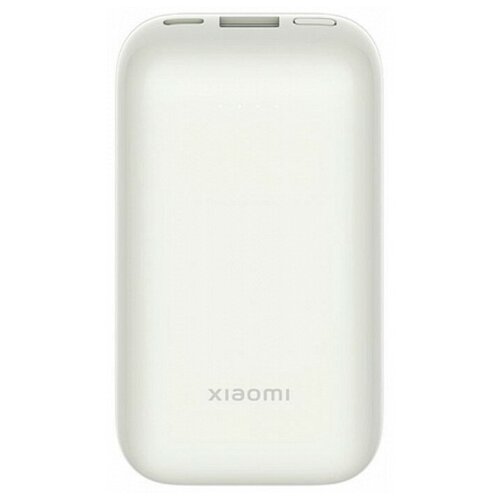 XIAOMI Внешний аккумулятор Xiaomi 33W (BHR5909GL), USB/USB-C, 3 А, 10000 мАч, индикатор, белый