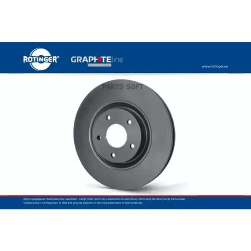ROTINGER RT 4515-GL Диск тормозной с графитовым покрытием MITSUBISHI LANCER [276X46]