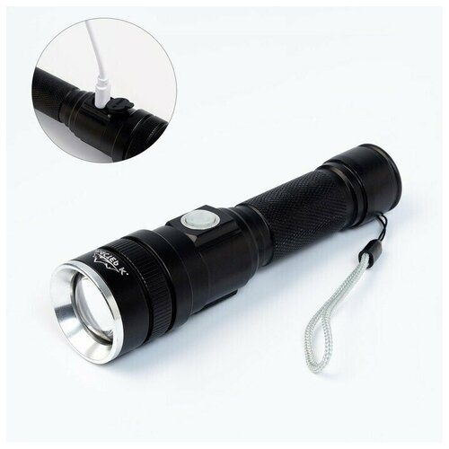 Фонарь ручной 1800 мАч ,1000 лм, 500 м, XHP50, micro USB, zoom, 14 x 3.6 x 2.7 см c2 drop shipping xhp50 2 most powerful flashlight 5 modes usb zoom led torch xhp50 18650 or 26650 battery camping outdoor light