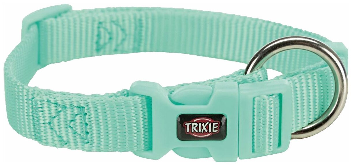 Ошейник для собак Trixie Premium M–L нейлон мятный 20 мм 35 – 55 см (1 шт)