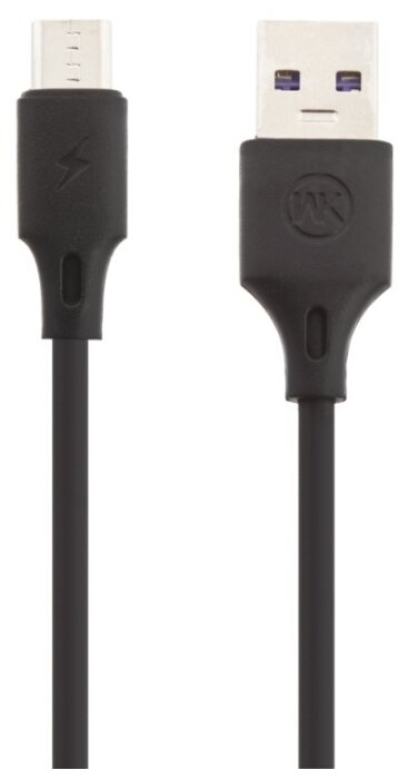 USB кабель WK Full Speed Pro Data Cable WDC-092i Lighthing 1m белый 191₽