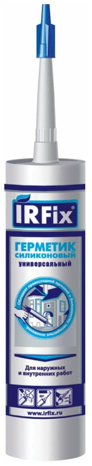 Герметик IRFix силиконовый универсальный Коричневый 310мл