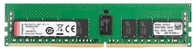 Модуль памяти Kingston 32Gb DDR4 3200 RDIMM Server Premier Memory KSM32RS4/32HCR ECC CL22 Reg