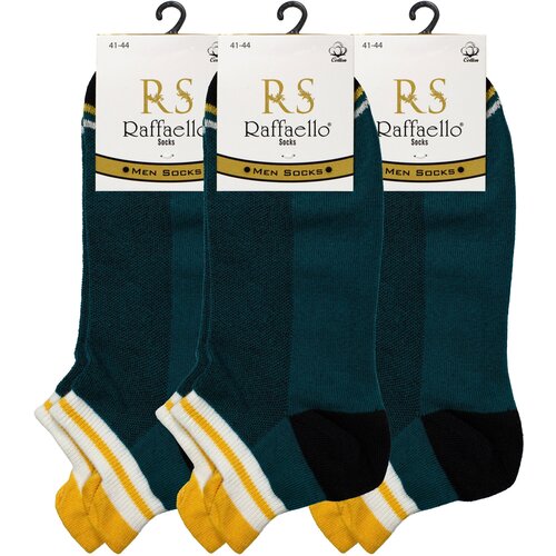 Носки Raffaello Socks, 3 пары, размер 41-44, зеленый носки raffaello socks 3 пары размер 41 44 зеленый