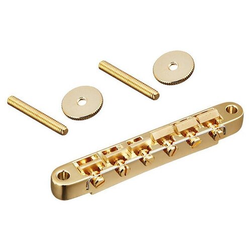 Бридж Tune-O-Matic, золото, Hosco HK-25G gibson abr 1 бридж непроволочный никель abr 1 bridge non wire