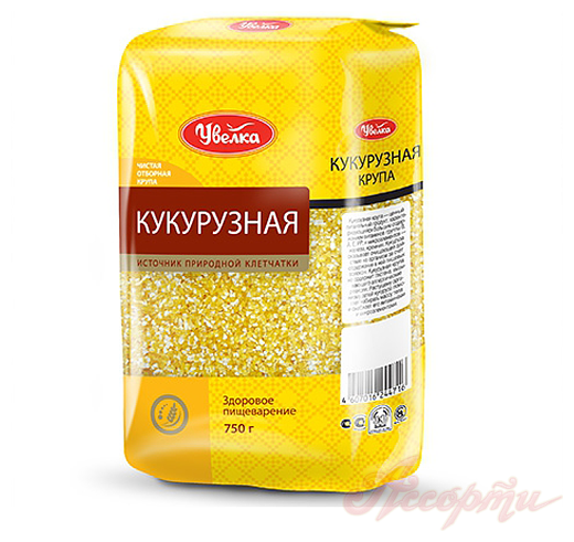 Кукурузная крупа Увелка 750г