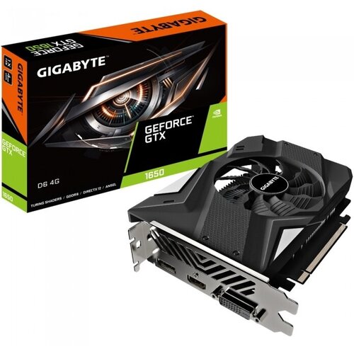 Видеокарта GIGABYTE GeForce GTX 1650 D6 4G (rev. 2.0) (GV-N1656D6-4GD), Retail