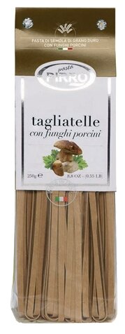 Тальятелле Pasta Pirro с белыми грибами, ручной работы Италия 250г - фотография № 1