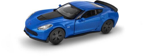 Welly CHEVROLET CORVETTE Z06 (43752W) 1:38, 14 см, синий