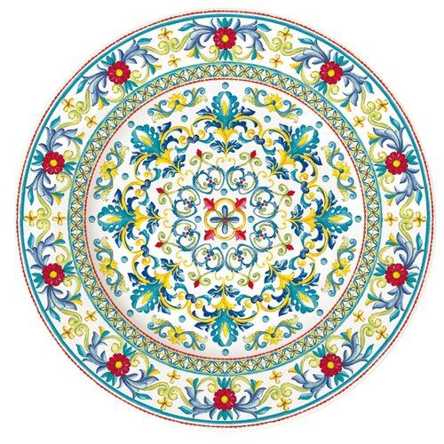 фото Тарелка обеденная easy life "средиземноморье" без инд. упаковки, 26.5 см (el-r0942_mebl)