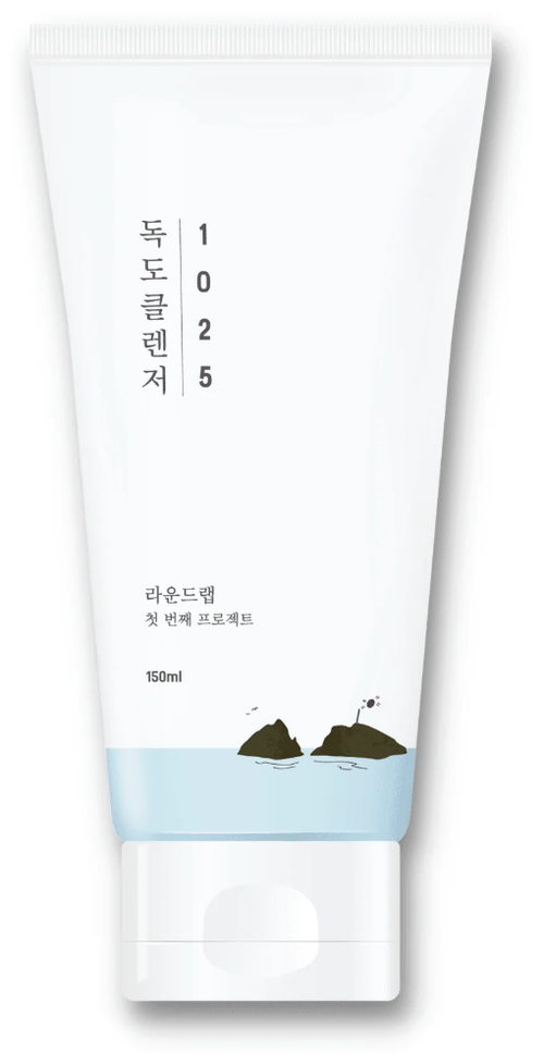 ROUND LAB / Очищающая пенка для лица 1025 Dokdo Cleanser на основе морской воды, 150 мл