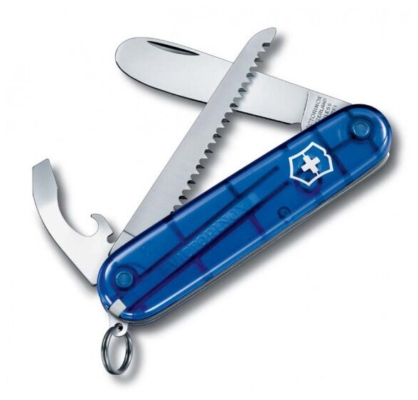 Швейцарский нож VICTORINOX My First Victorinox, длина лезвия 6.3 см, 9 функций. 0.2373.T2