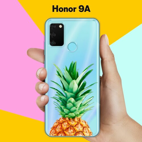 Силиконовый чехол на Honor 9A Ананас / для Хонор 9А силиконовый чехол ананас на honor 9a