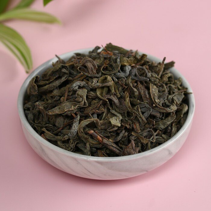 Чай зеленый китайски «Цвети от счастья» крупнолистовой, 100 г. - фотография № 2