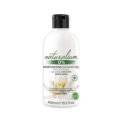 Гель-крем для душа Naturalium White Lotus, 400 мл, 400 г