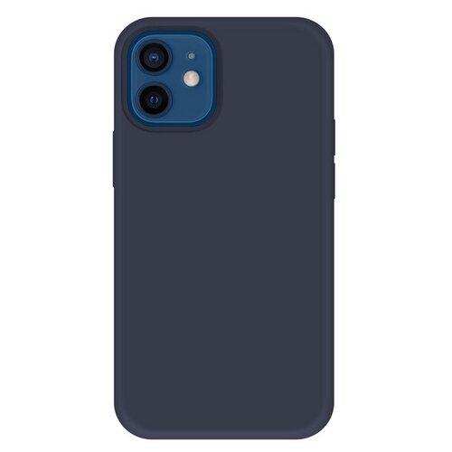 фото Krutoff / чехол-накладка krutoff silicone case для iphone 12/12 pro (айфон 12/12 про), (charcoal gray) krutoff group