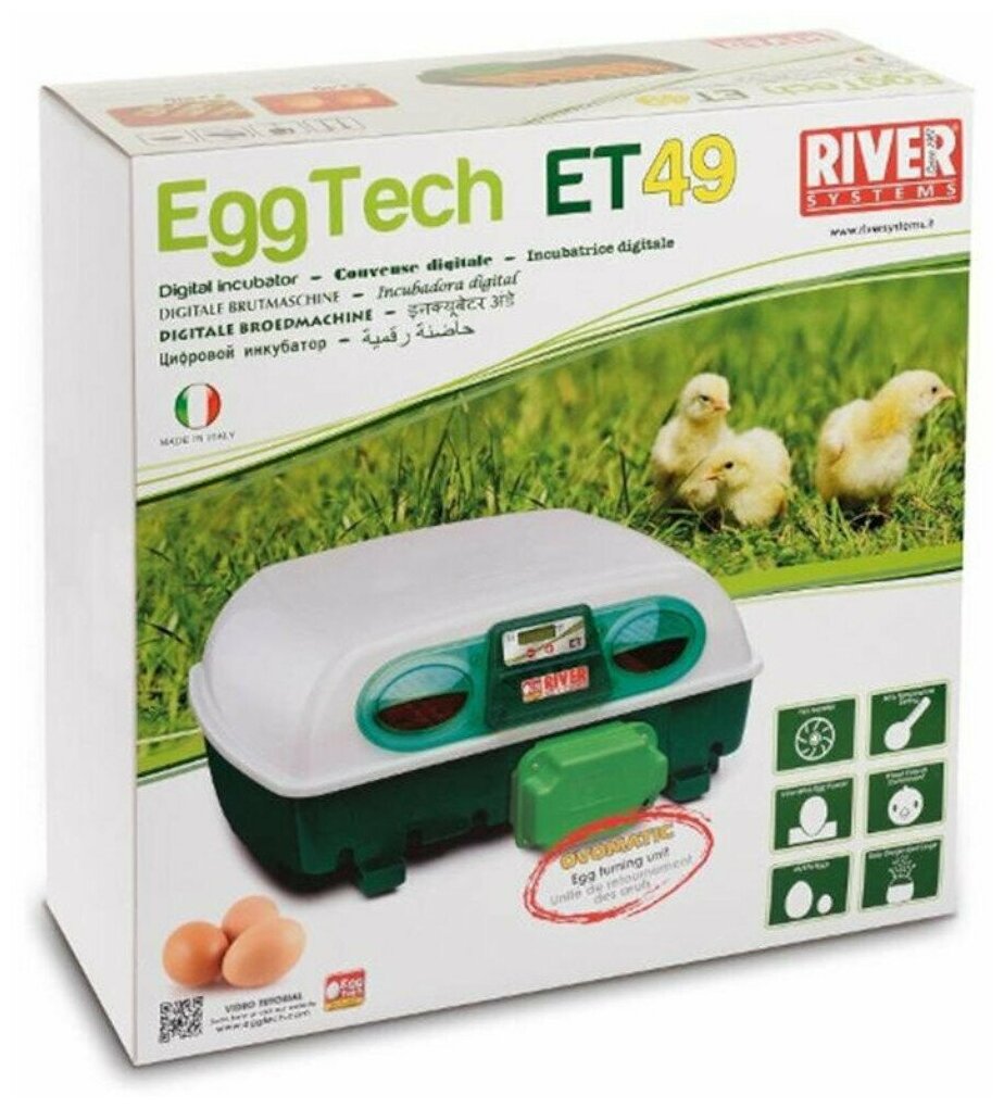 Инкубатор River ET 49 автоматический для яиц - фотография № 15