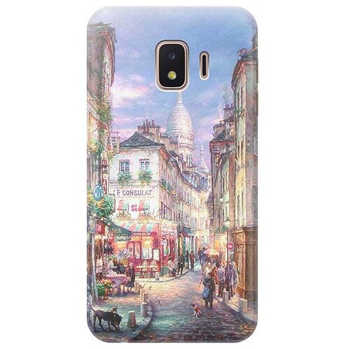 фото Re:pa чехол - накладка artcolor для samsung galaxy j2 core с принтом "пейзаж монмартра"