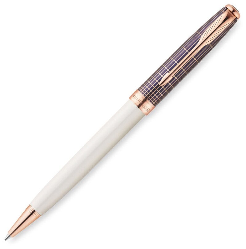 Ручка шариковая Parker Sonnet K536 Contort Purple Cisele PGT 1930058