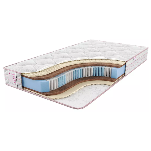 фото Матрас sontelle vivre tense shape 80x200, пружинный, белый