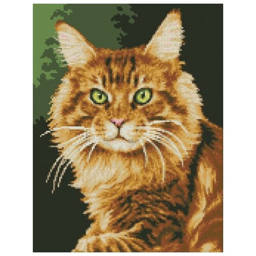 фото Рыжик набор для выкладывания стразами 30х39 паутинка м-317