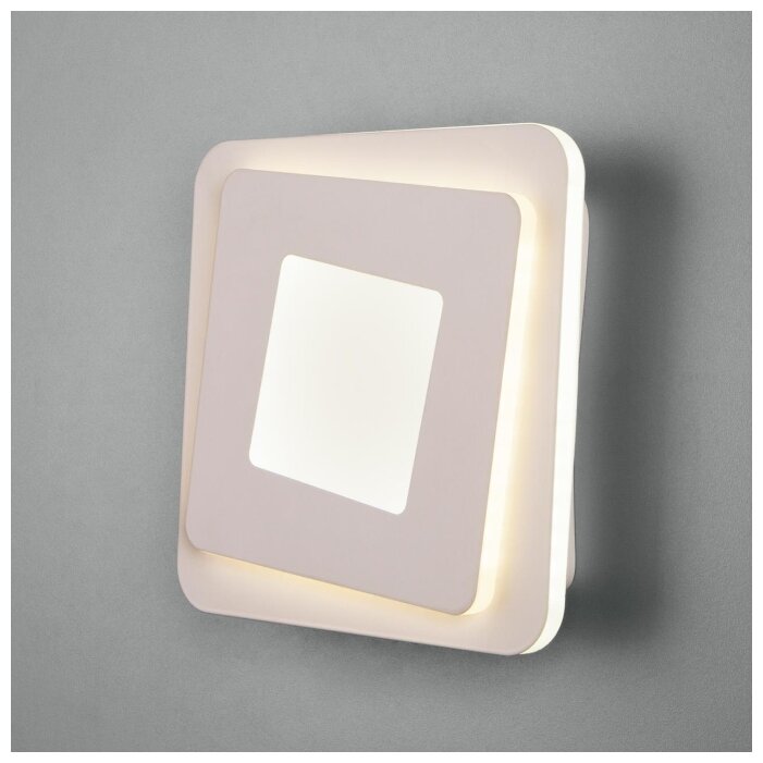 Настенный светодиодный светильник Eurosvet Salient 90154/2 белый - фотография № 1