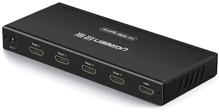 Сплиттер Ugreen 4xHDMI Amplifier Splitter Black 40202