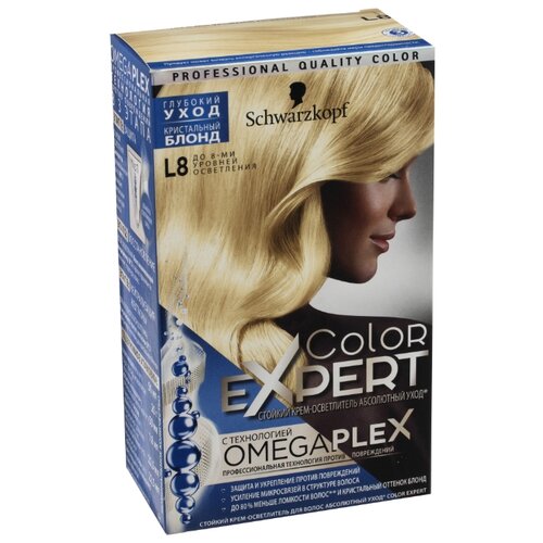 фото Schwarzkopf Color Expert Абсолютный уход Стойкая крем-краска для волос, L8