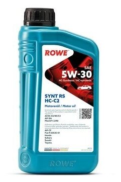 Масло моторное Rowe 5/30 Hightec Synt RS Hc-fo, синтетическое, 1 л 9259926 .