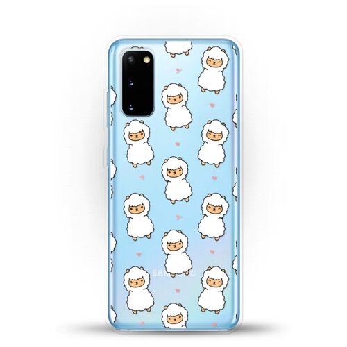 фото Силиконовый чехол узор из лам на samsung galaxy s20 andy & paul