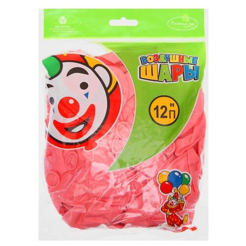 фото Набор воздушных шаров globos payaso пастель 12" (100 шт.) розовый