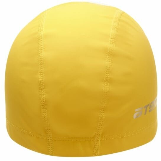 Шапочка для плавания Atemi PU 14 ткань с покрытием желтый (PU14) - фото №5