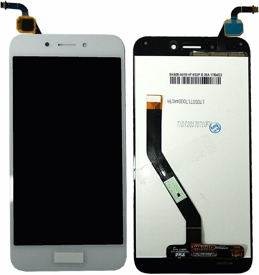 Дисплей для Huawei Honor 6A (DLI-TL20) Белый (модуль, экран + тачскрин, в сборе)