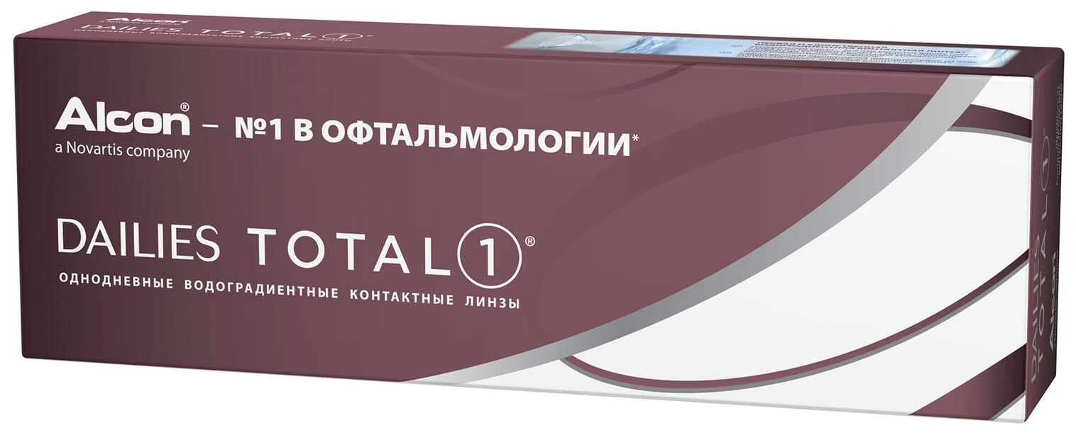 Контактные линзы Dailies Total 1 ® 30pk (BC 8,5; D -3.25)