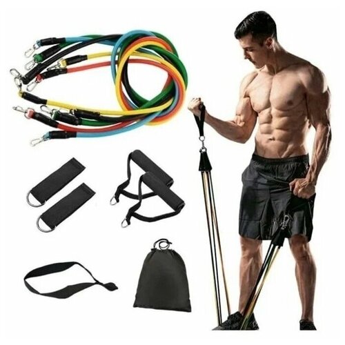 Набор эспандеров для тренировки, резиновый эспандер для тренировок, набор для тренировок, резинки для тренировок нож резиновый для тренировок