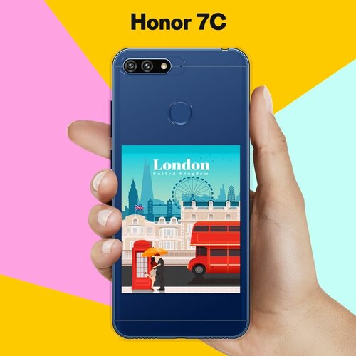 Силиконовый чехол London на Honor 7C