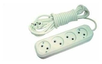 Удлинитель 4х5м без заземл. 10А IP20 Makel MGP144 (9шт.в упак.)