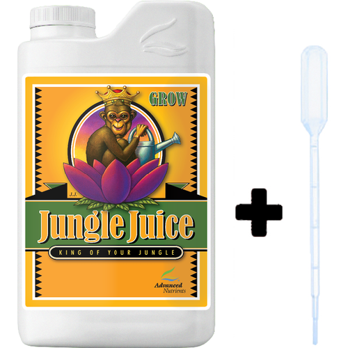 Набор Advanced Nutrients Jungle Juice Grow 1л + пипетка-дозатор, удобрение для растений, на стадию цветения